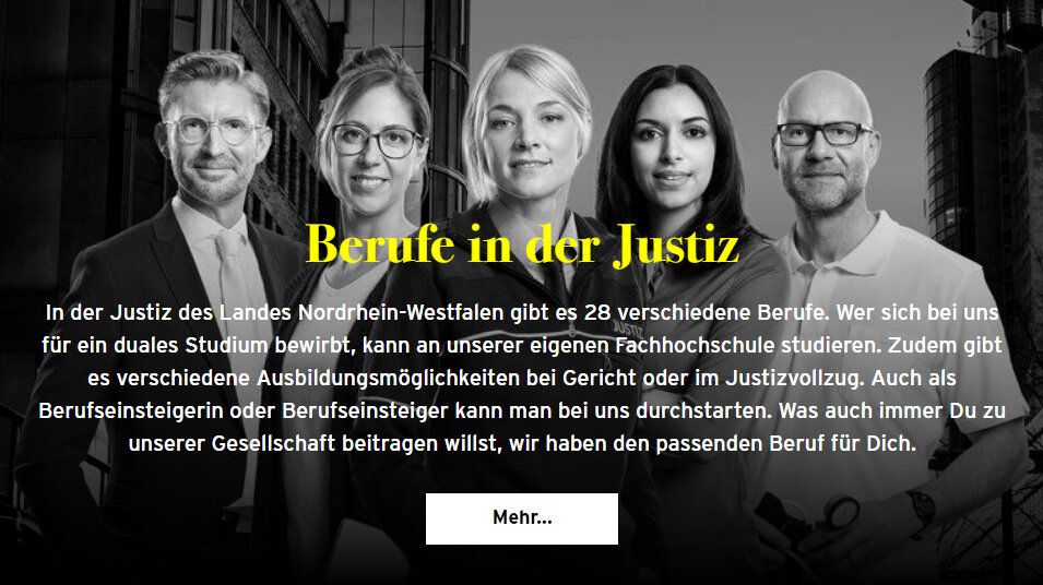 Berufe in der Justiz