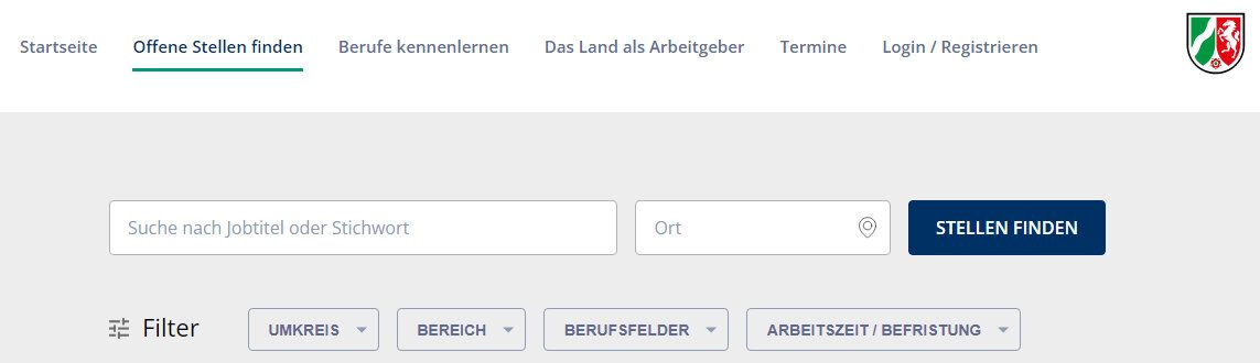 Suchfeld Stellenangebote
