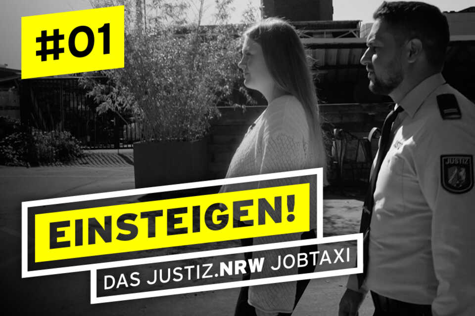 Einsteigen! Das Justiz.NRW Jobtaxi