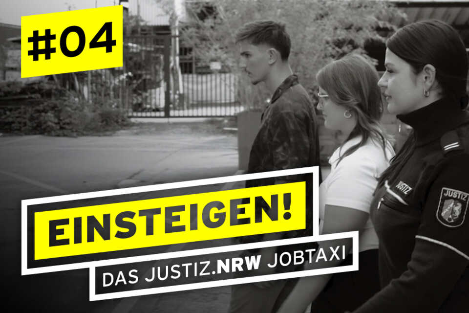 Einsteigen! Das Justiz.NRW Jobtaxi