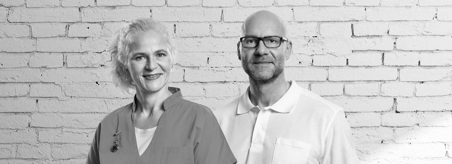 Mitarbeiterin und Mitarbeiter im Krankenpflegedienst